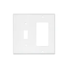 Combination Decorator/Toggle Switch Wall Plate Combination Standard Size Replacement Faceplates Outlet Cover