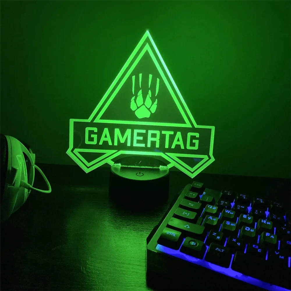 Custom Gamer Tag Username for Apex Legends Neon Sign Lamp