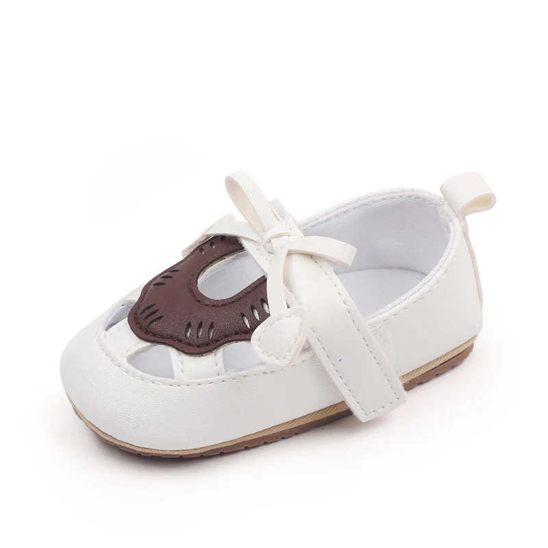 Hollowed-out Bow love Toe Toddler Shoes Summer Baby Shoes Casual Sandals for Girls manufacture