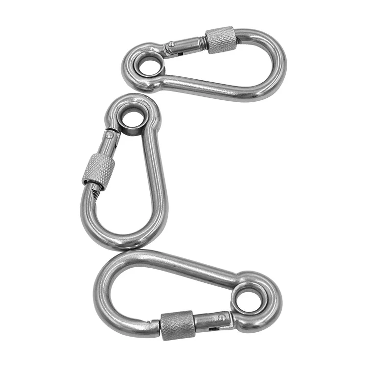 70% OFF RETAIL 5000 lb Steel locking Carabiner industrial climbing rappel safety 