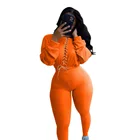Suit Winter New Cross-Border Women'S Clothing Tying Rope Leisure Sports Suit Plus Size