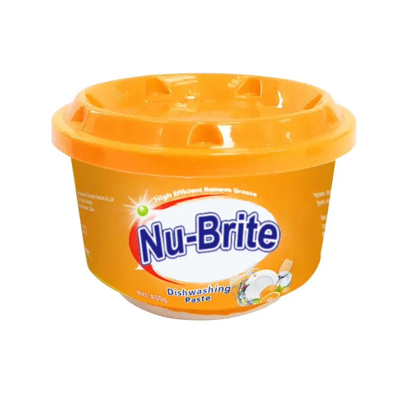 OEM Logo Solid Lemon Perfume Dishwashing Detergent Paste Good Quality Strong Kitchen Cleaner Made China Disposable Factory details