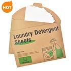 Laundry Sheet 2021 New Trending Plant Extract Based Biodegradable Eco-strips Laundry Detergent Sheets