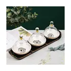 In 1 Coffee Factory Sale Various 7 In 1 Porcelain Black/white Bowl Coffee Exotic Funky Tea Sets