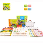 Paper Paper Toy Shopping List Paper Safe Educational English Children Literacy Card Toys