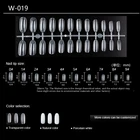 Oval Wholesale 500pcs Bagged Transparent And Seamless Natural White Oval Nail Tips For Nail Art