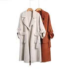 Coats Coat Hot Sale Elegant Long Length Cashmere Coats Wholesale Winter Custom Wool Coat For Women