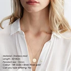 China Jewelry JUJIE China Professional Manufacture Custom Jewelry Necklace Multi Layer Disc Gold Necklace