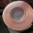 Copper 3/8 Air Conditioner Copper Tube 0.81mm Copper Pipe 9.52mm*0.81mm For Spain