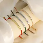 Steel New Style Simple Braid Rope Custom Engravable Stainless Steel ID Bracelet