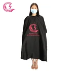Cape Custom Designer Hair Cutting Scissors Salon Barber Products Plastic Waterproof Cape In Pink Color