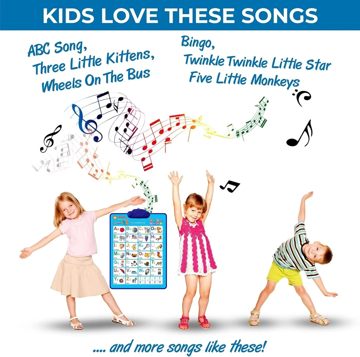 Customizable Interactive Alphabet Wall Chart Talking ABC Music Poster Best Educational Gift Boys Girls supplier