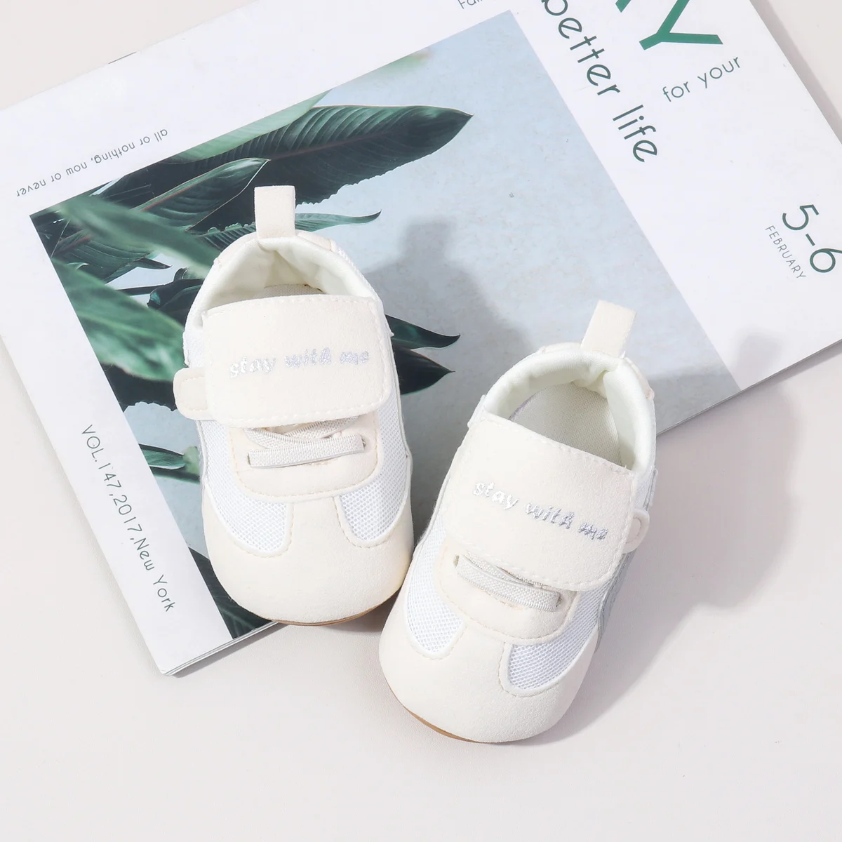 Sturdy Soft Flat TPR Soles New Design Solid Color Casual Infant Shoes All Seasons Toddler Walking Shoes for Boys and Girls supplier