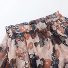 Skirts Asymmetrical Quality Midi Skirts Custom Beautiful Asymmetrical Printing Beach Long Women's Chiffon Midi Skirts