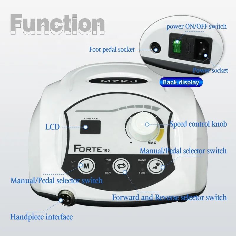 2029 AT-CM-052 230W 50000RPM 400P Drill Machine factory