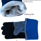 Gloves Leather Swelder Hand Protection Hummer Proof Gloves Heavy Duty Construction Leather Gloves