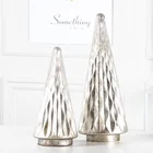 Glass Glassglass Crystal Livingroom Bedroom Bedside Table Glass Christmas Tree Light Lamp Lampshade