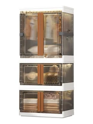 HAIXIN Customized Large Plastic Foldable Storage Box Cabinet Wholesale