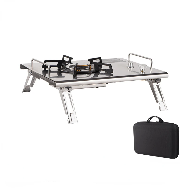 Outdoor Camping Picnic Portable Folding Gas Stove Igt Table Small Gas