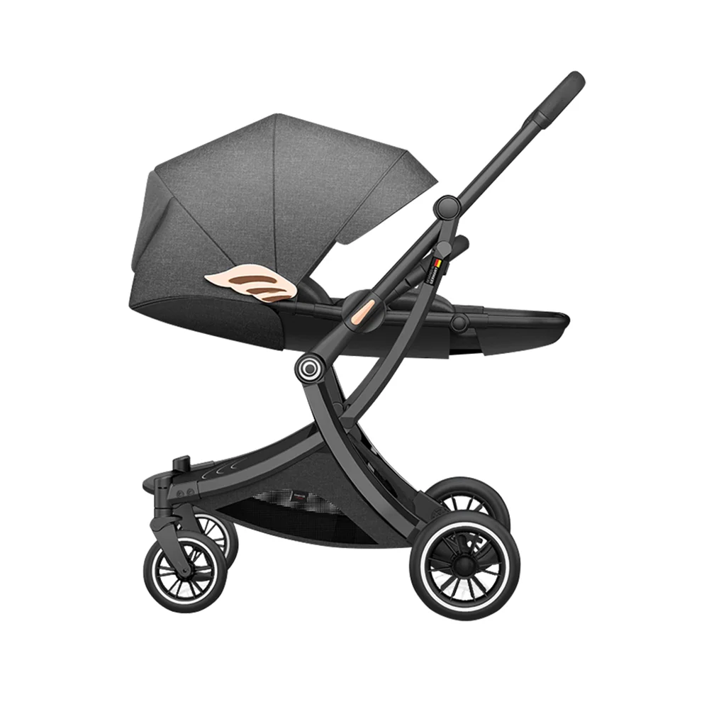 Coches Para Bebes. Carriage Stroller Baby Pushchair Kinderwagen Lightweight Travel Luxury Foldable Baby Pram Strollers