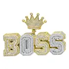 Jewelry Diamond Pendant Custom Real Gold Jewelry Diamond Iced Out VVS Moissanite Hip Hop Moissanite Pendant