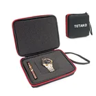 Watches Watch Custom LogoTravel Portable Shockproof Empty Watches Storage Hard Shell Case EVA Watch Boxes Cases