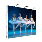 Price Display Stand Aluminum Geometric Backdrop Stand For Wedding Events Tension Fabric Display Backdrop