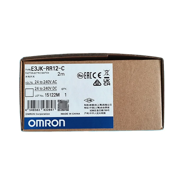 O-mron diffuse reflection photoelectric switch E3JK-RR11-C E3JK-RR12-C sensor with reflector E39-R1