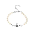 Bracelet Pearl Diamond Planet Ladies Bracelet Personalized Pearl Saturn Bracelet