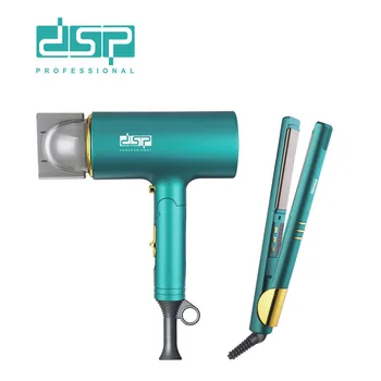 DSP High Quality Professional 1000W Hair Dryer Set & Hair Straightener Concentrator Nozzle Ionic Hair Dryer Set