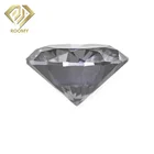 Gemstone Wholesale Gemstone 6mm Round Brilliant Cut Loose Diamond Black Light Moissanite