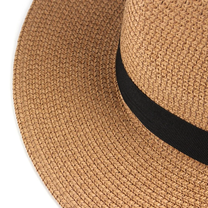 Straw Sun Hats Large Wide Brim Natural adult Hat Beach Floppy hat