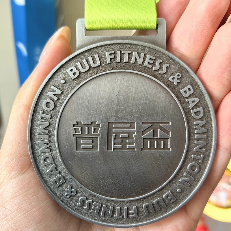 Modern Gold Medal for Marathon Race Running Fitness Bodybuilding Sport Medals with Ribbon Manufactures Award Medals supplier