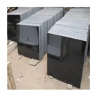 Chinese Labrador Nero Andes Black Granite Color Thin Panel Custom Cut Pieces