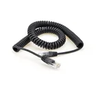 Cable Rj45 Ethernet Cable RJ45 Network LAN Cat5e Ethernet Cable Spring Spiral Patch Cord LS2208 Coiled Curly Cord