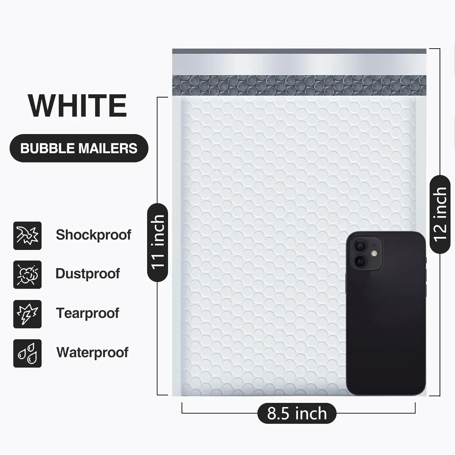 Apparel Poly Bubble Mailer Custom Size Padded Envelope Shipping Plastic Bag for Clothing supplier