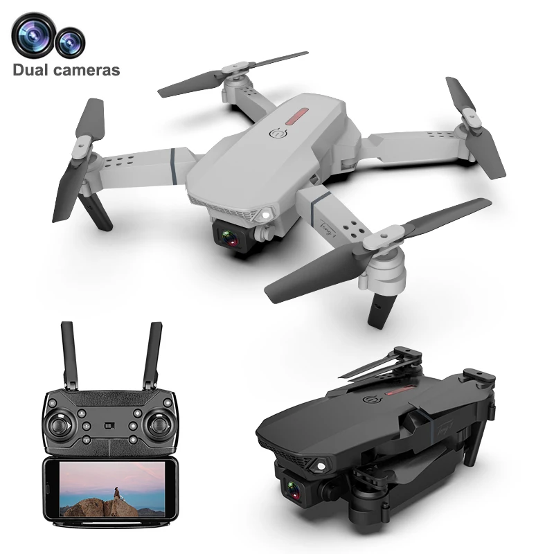 Allergic Obligatory Normally Wifi Fpv Drone With Dual 4k Hd Camera And Wide-angle Live Video Drone Mini  E88 - Buy Drone Mini E88,Drone Mini E88,Wifi Fpv Drone With Dual 4k Hd  Camera And Wide-angle Live