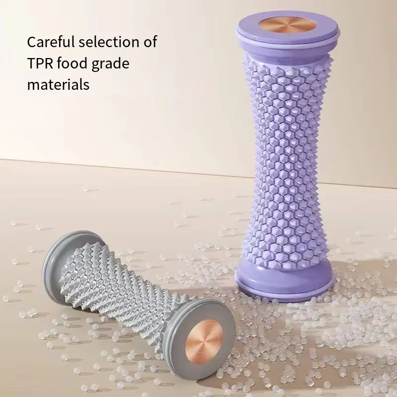 PVC+TPR Foot Massager with Full-body Massage and Plantar Fascia Relief for Yoga Fitness 16.5*6*6cm