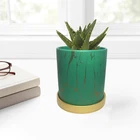 Planter pots indoor customized printed succulent pots ceramic