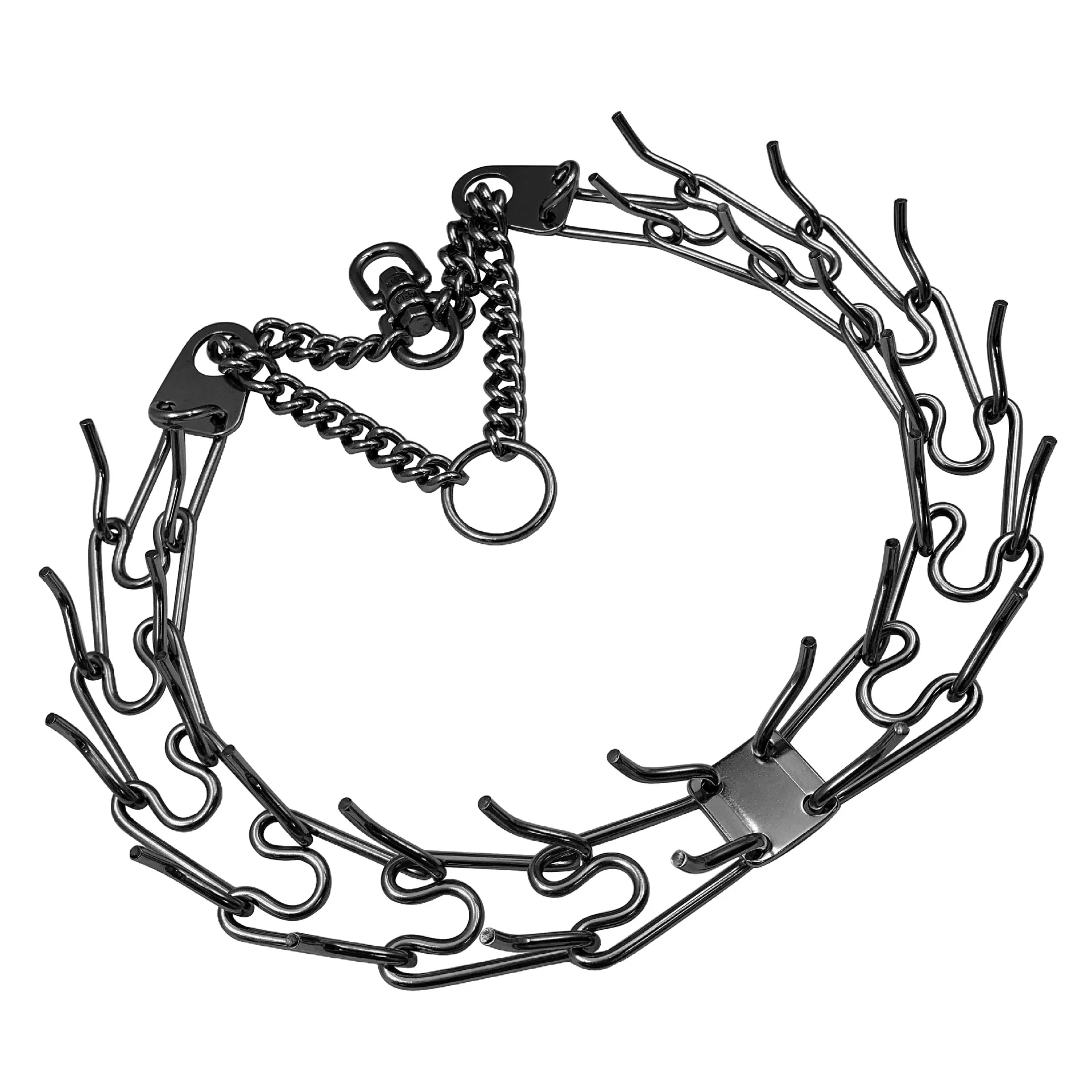 Pet Collars 3MM Stimulus Chain Stainless Steel Dog Chain Large Dog Explosion-proof Shock Collar P Chain Metal Dog Collar