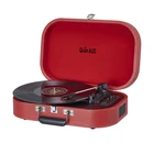Player 2021 Hot Sale Suitcase Style Automatic Stop Portable Turntable Vinyl Record Player With Radio