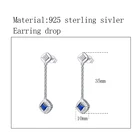 Earrings Charm Stone Drop Earring Custom Luxury Earrings Pink Zirconia Stone Charm Jewelry Drop Earrings For Women