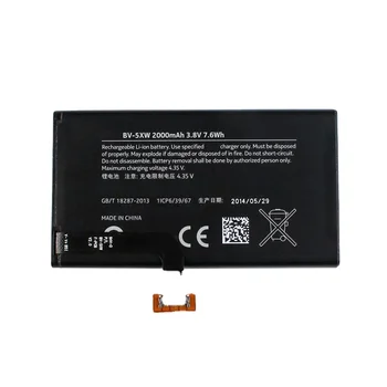 Original Replacement phone battery For BV-5XW For Nokia BV 5XW Battery For Nokia Lumia 1020 EOS 909