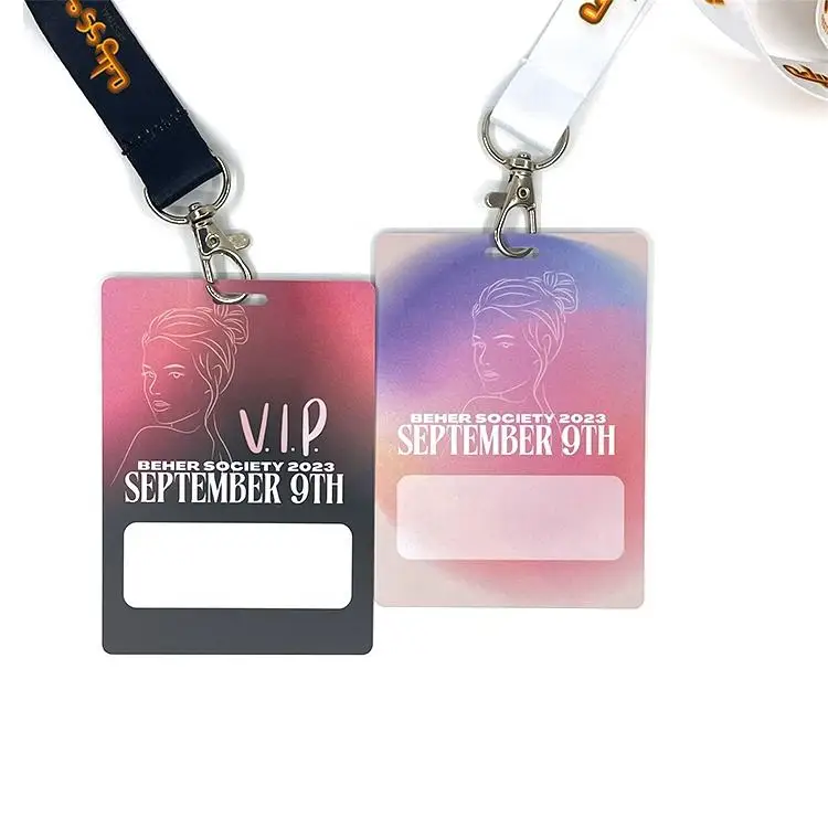Festival Event Passes Ticket Plastic Access Control Card PVC Badge Card manufacture
