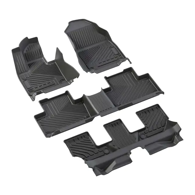 Factory supply All Weather 3D TPE Car Floor Mats For VOLVO XC90 Easy To Clean Luxury VOLVO XC90 Car Mats