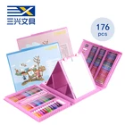 High Color High Quality Custom Color Art Set Manufacturer Supply Promotion 176pcs Art Set