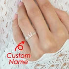 E Manco Personally Custom-made Wedding Gifts Belonging To The Couple's Name Personalized Name Rings
