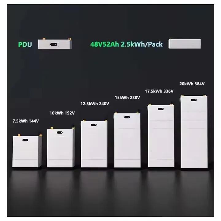 Stackable High Voltage 5KWh to 30KWh LiFePO4 BESS Battery Pack Solar Energy Storage System with CAN Communication Port