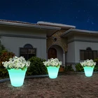 2020 New Product Waterproof RGB LED Light Garden Flower Pot