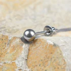 Earring Eternal Metal ASTM F136 Titanium Plain Ball Earring Post